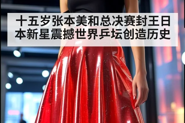 十五岁张本美和总决赛封王日本新星震撼世界乒坛创造历史